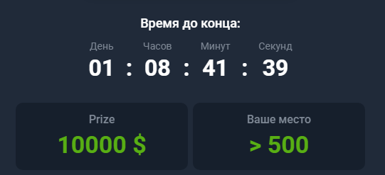 Время еженедельного турнира в coins game